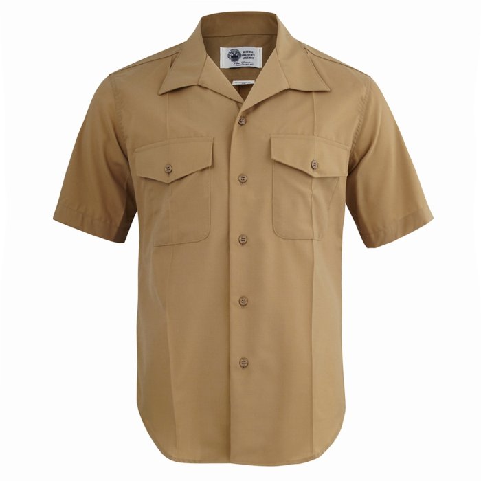 Khaki mens dress shirt