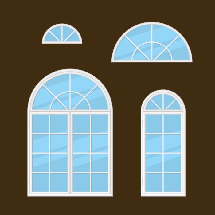 How to decorate arch window treatments