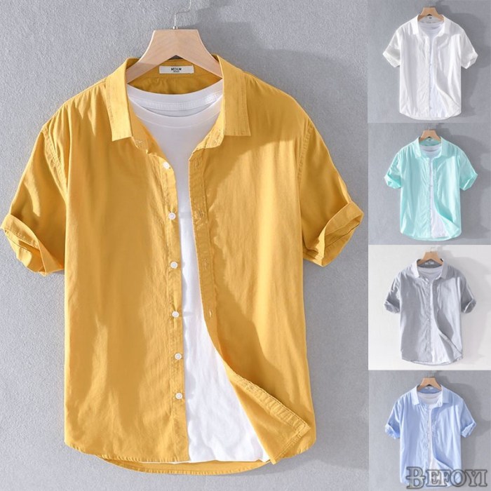 Men's linen dress shirts