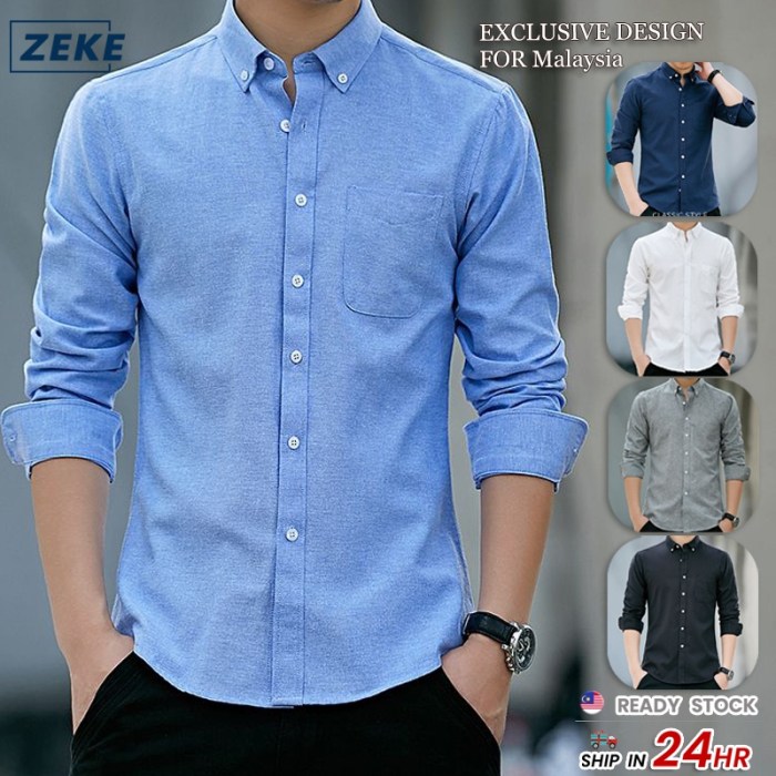 Mens eyelet dress shirts