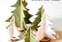 How to make a felt tree decoration