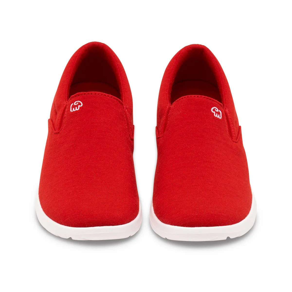 Mens red slip on dress shoes