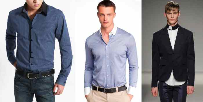 Mens eyelet dress shirts