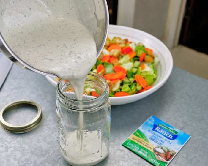 How to make restaurant style ranch dressing