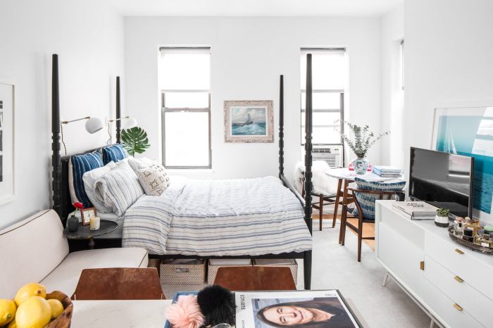 How to decorate a 285 sf room