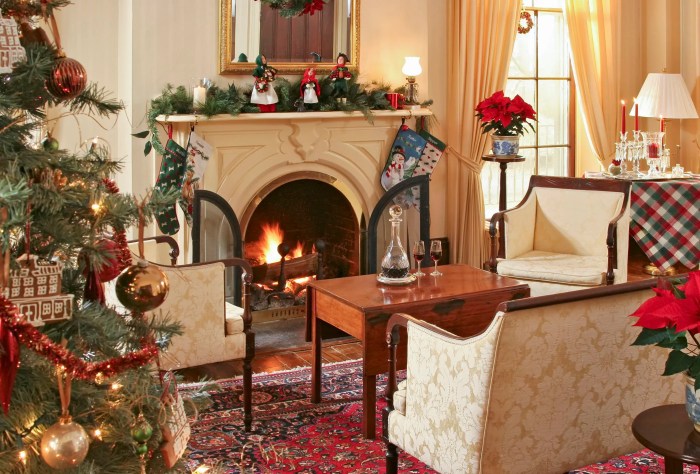 How to decorate a large room for christmas