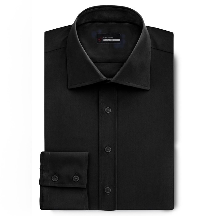 Mens 3x black dress shirt